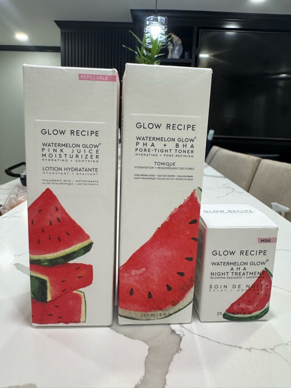 Glow Recipe Watermelon Glow Skincare Trio - Pink & Red